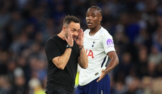 Roberto De Zerbi reveals what he said to Mathys Tel after blasting Tottenham star at full-time
