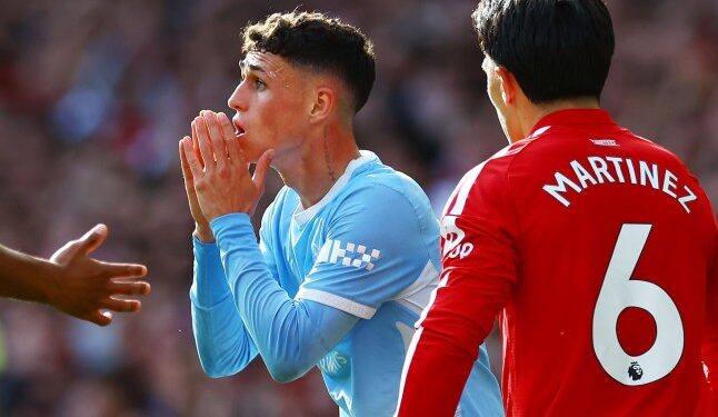 Phil Foden trolls Man Utd fans as he leaves Old Trafford after Man City victory