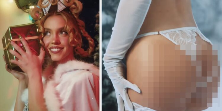 People Are Calling Sydney Sweeney A “Weirdo” For Sexualizing This Child Character In Her Latest Lingerie Ad