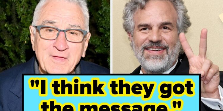 Robert De Niro And Mark Ruffalo Delivered A Blistering One-Two Against Donald Trump