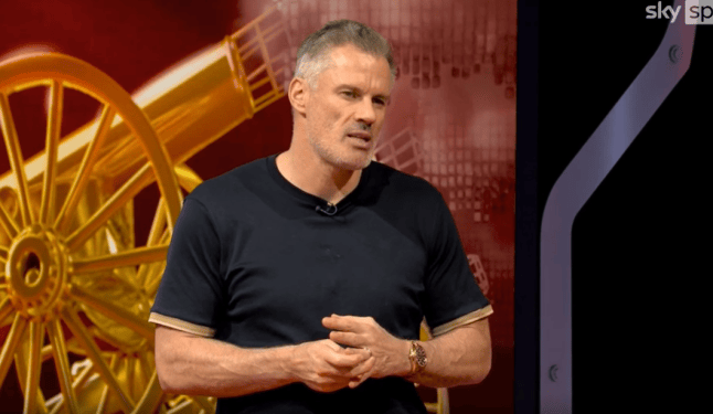 Jamie Carragher makes Premier League title prediction as Arsenal chase Manchester City
